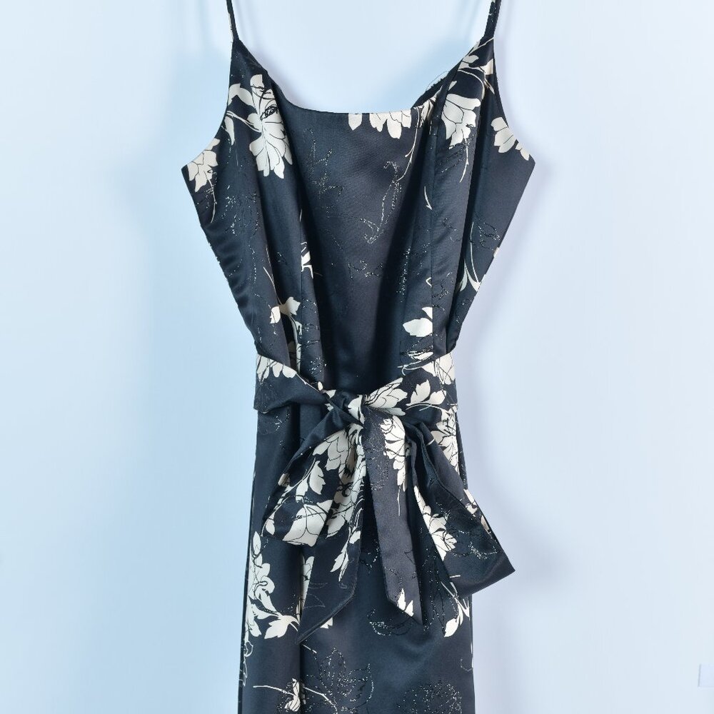 Short Floral Cocktail Dress, spaghetti straps